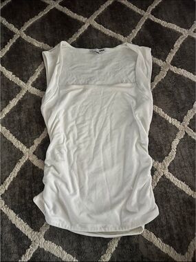 Fashion Nova White Ribbed Tank Top